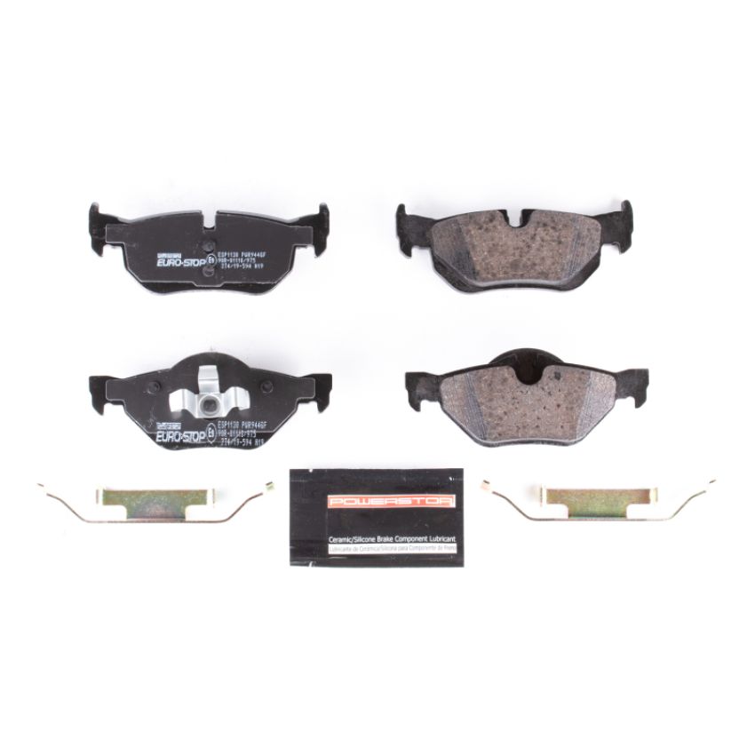 PowerStop ESP1130 EuroStop ECE-R90 Certified Brake Pad Set