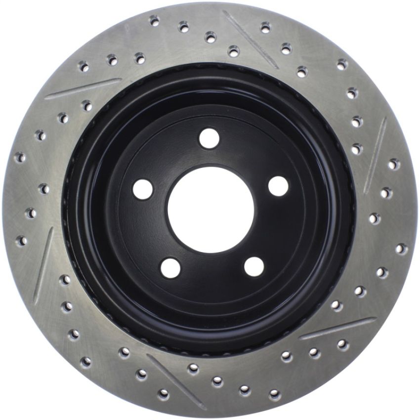 Stoptech 127.62117R Slotted & Drilled Sport Brake Rotor