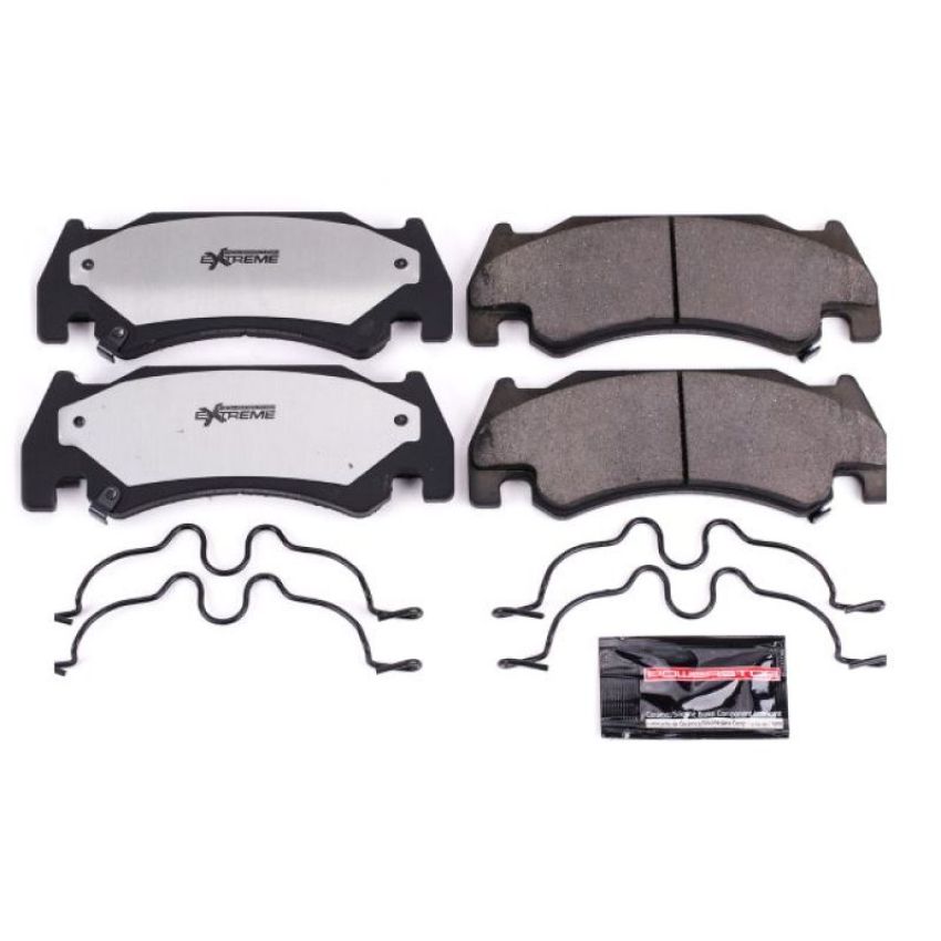 PowerStop Z36-1085 PowerStop - Z36 Truck and SUV Carbon-Fiber Ceramic Brake Pads with Hardware Kit