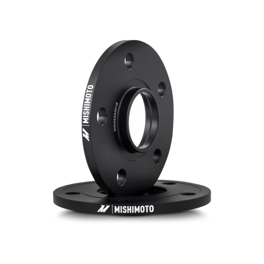 Mishimoto MMWS-013-100BK Wheel Spacers - 5x120 - 64.1 CB - M14 x1.5 - 10mm - BK