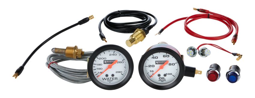 ALLSTAR PERFORMANCE ALL80080 2 Gauge Kit OP/WT