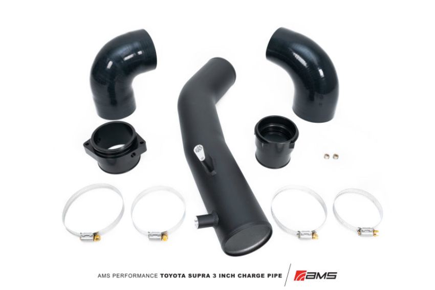 AMS AMS.38.09.0001-1 Performance 2020+ Toyota Supra A90 Aluminum 3in Charge Pipe Kit