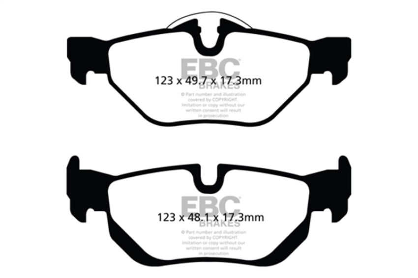 EBC Brakes DP52069NDX Bluestuff NDX Full Race Brake Pads