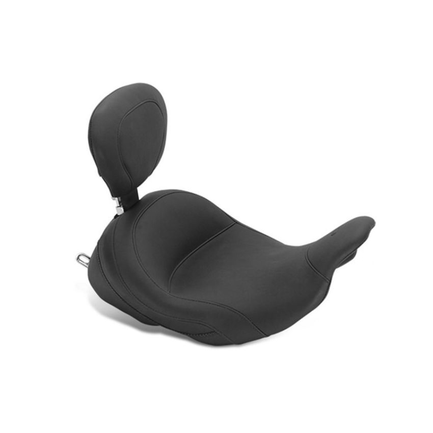 Mustang Motorcycle 79910 Mustang 08-21 Harley Electra Glide Std,Rd Glide,Rd King,Str Glide Lowdow Touring Solo Seat - Black