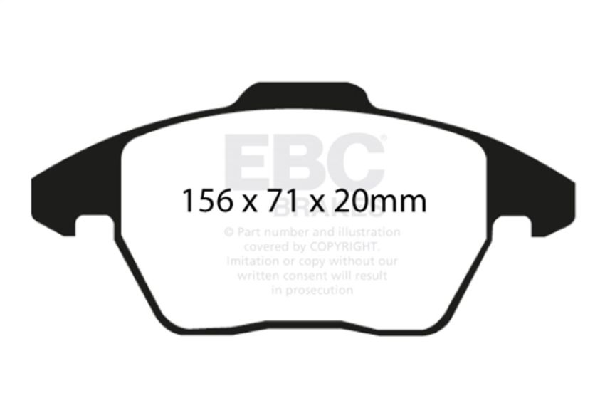 EBC Brakes DP31517C Redstuff Ceramic Low Dust Brake Pads