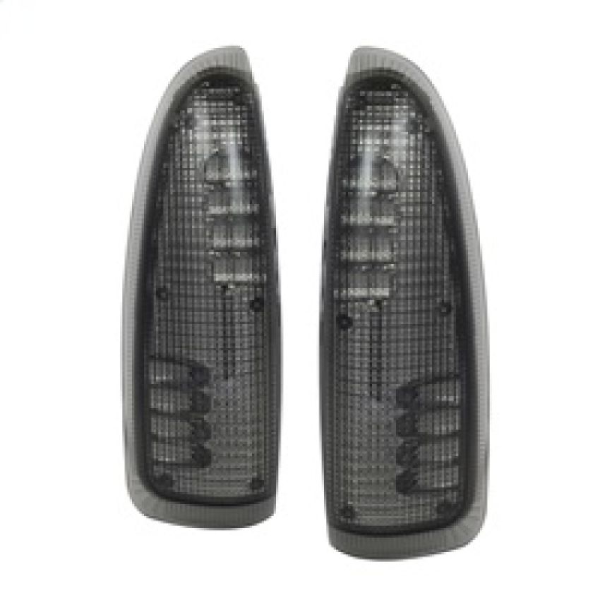 SPYDER 9924729 xTune Ford Superduty F250-F650 03-07 Amber LED Mirror Signal Lens - Smoke ACC-LED-FDSD99-MR-SM