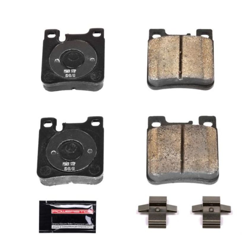 PowerStop Z23-603 PowerStop - Z23 Daily Driver Carbon-Fiber Ceramic Brake Pads with Hardware Kit