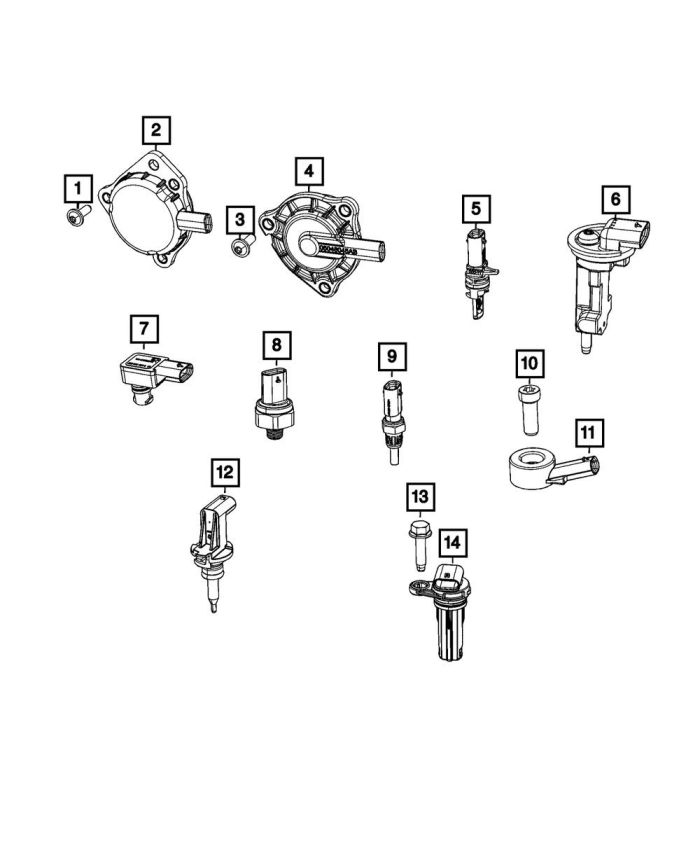 Mopar 5149141AF Camshaft Position Sensor
