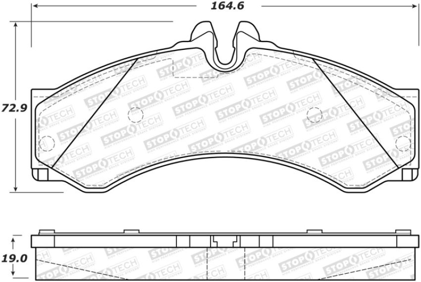 Stoptech 308.11360 Street Brake Pads