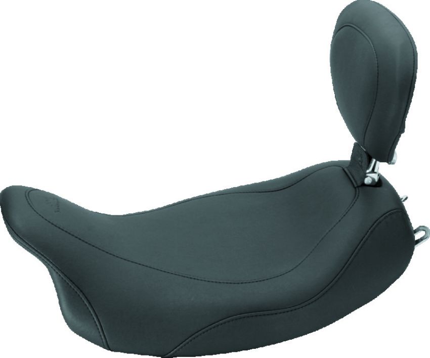 Mustang Motorcycle 79719 Mustang 08-21 Harley Electra Glide Std, Rd Glide, Rd King, Str Glide Touring Solo Seat -Black