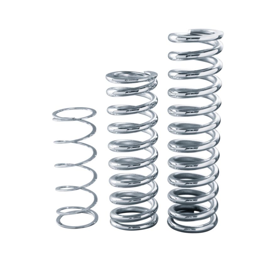QA1 10SM095 1-7/8in ID Spring - 10in Length x 95lbs/in - Chrome Plated