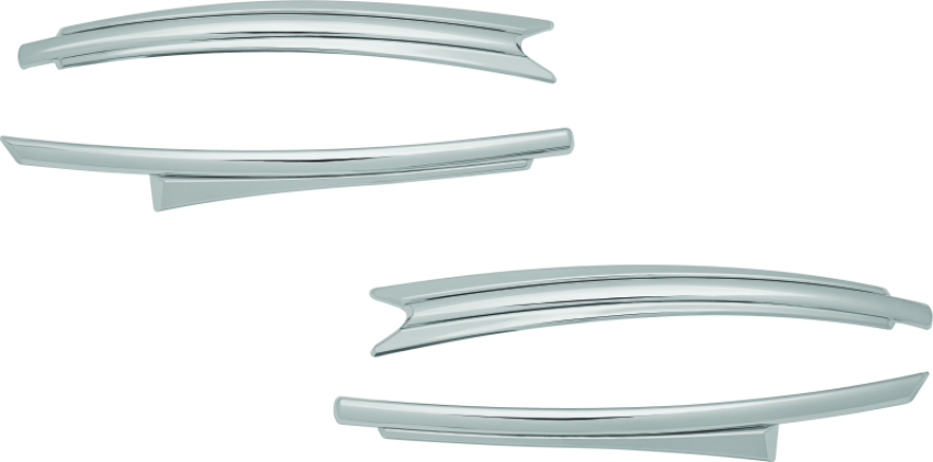 Kuryakyn 5670 Saddlebag Top Trim Indian Chrome
