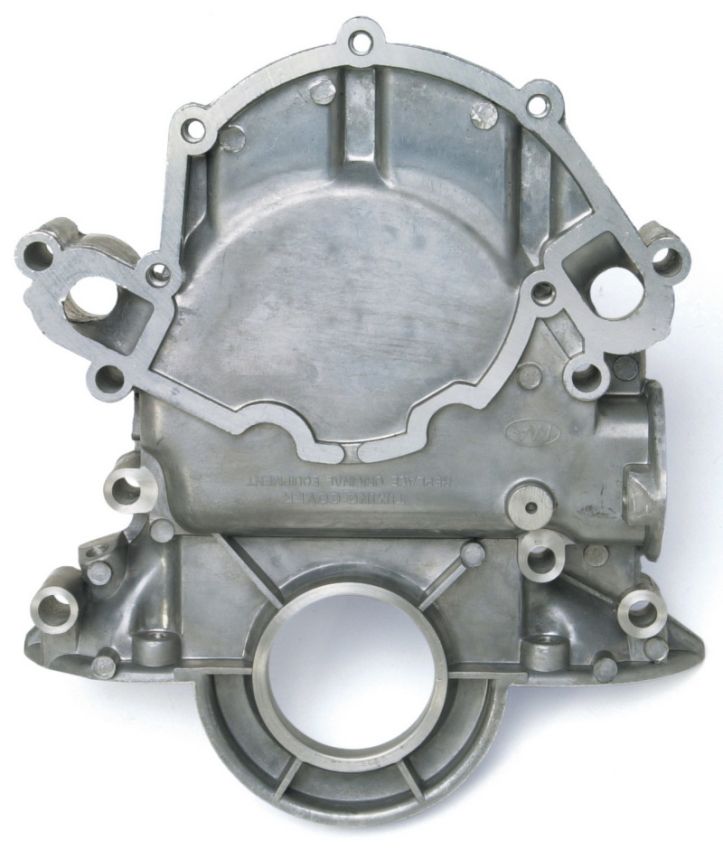 EDELBROCK EDE4250 SBF Aluminum Timing Cover - 65-78