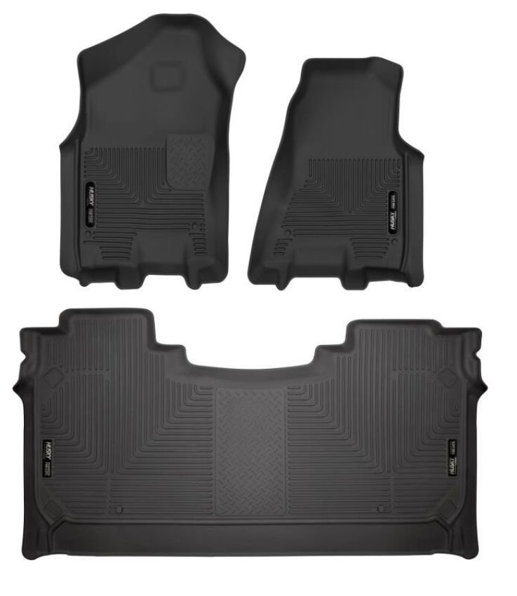 HUSKY LINERS HSK94001 Front & 2nd Seat Floor L iners Weatherbeater