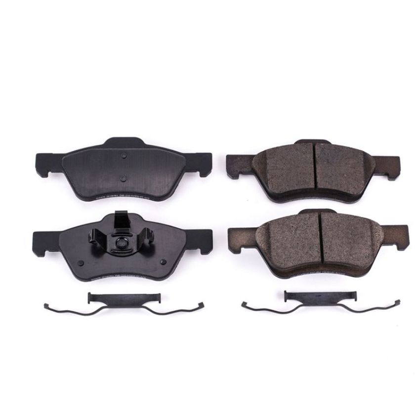 PowerStop 17-1047A PowerStop - Z17 Low-Dust Ceramic Brake Pads with Hardware