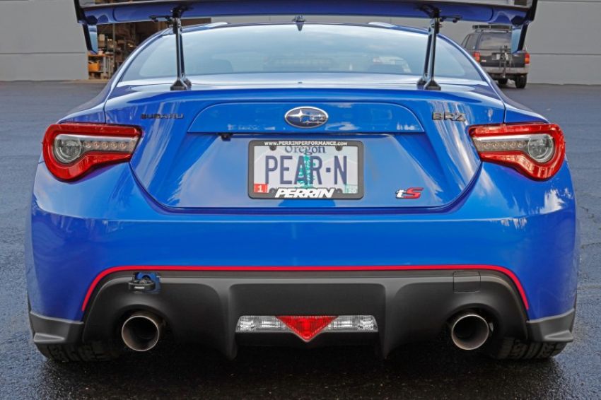 Perrin Subaru BRZ/Scion FR-S/Toyota 86 Tow Hook Kit (Rear) - Black
