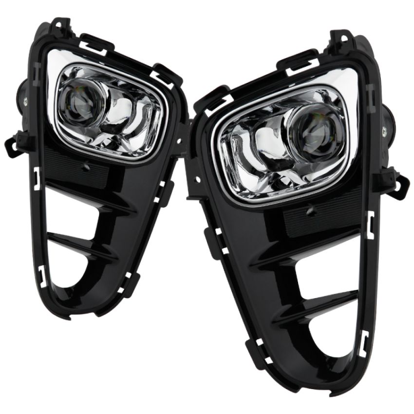 SPYDER 5087058 OEM Style Fog Light w/Universal Switch - Clear