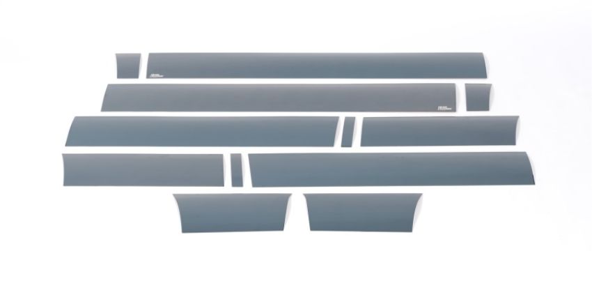 Putco 9751425BP 09-14 Ford F-150 Super Crew 6.5 (w/ Flares) - 7in Wide (12pcs) Black Platinum Rocker Panels