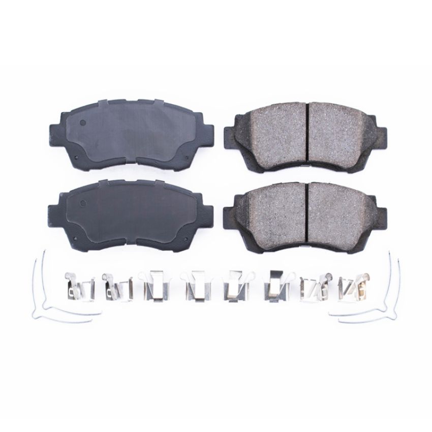 PowerStop 17-476 PowerStop - Z17 Low-Dust Ceramic Brake Pads with Hardware