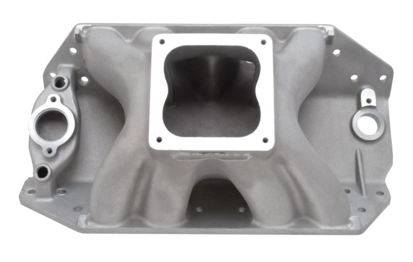 EDELBROCK EDE28001 BBC Victor II Manifold - S/P 9.800 D/H