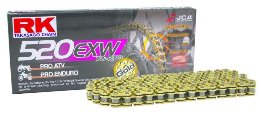 RK Chain GB520EXW-100FT GB520EXW-100FT XW-Ring - Gold