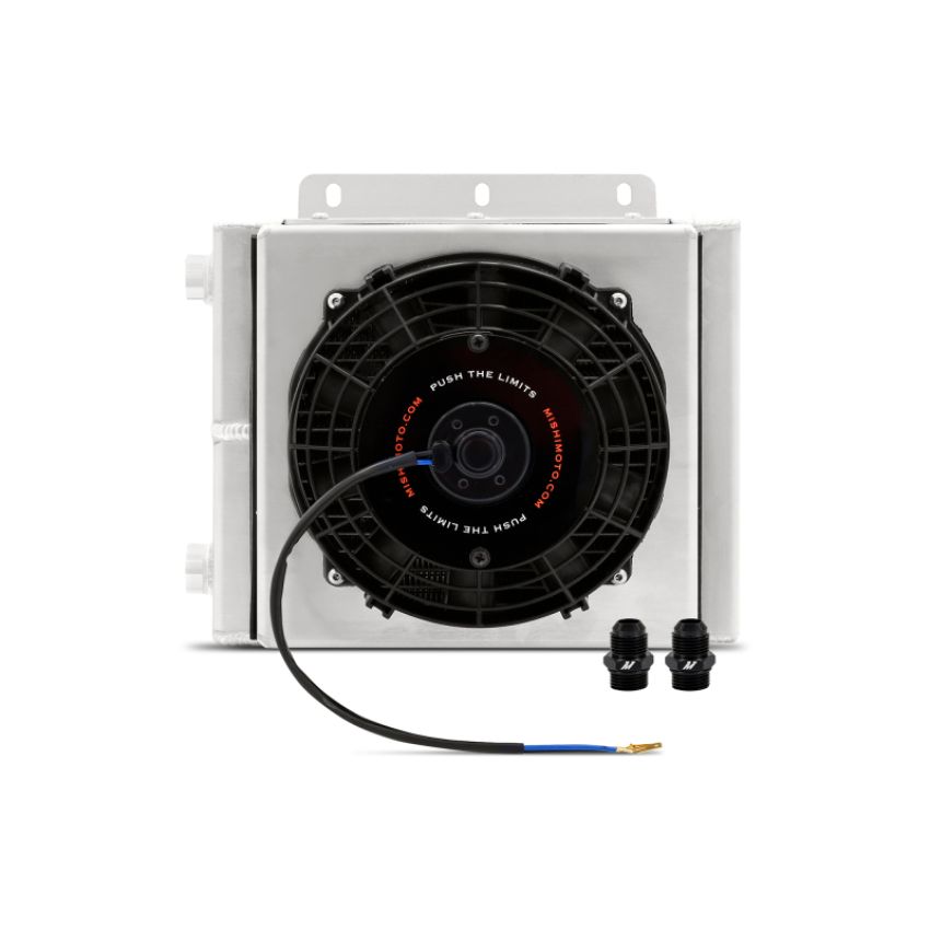 Mishimoto MMOC-23-K Universal Oil Cooler Kit 23 Row Cooler and 1in x 8in Fan