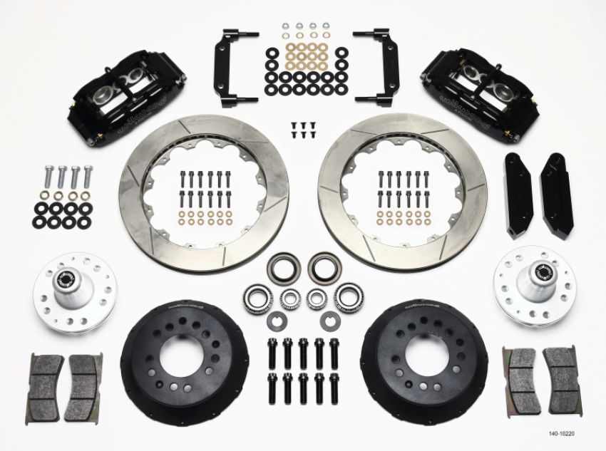 Wilwood 140-10220 Narrow Superlite 6R Front Hub Kit 12.88in 1970-1973 Mustang Disc Spindle