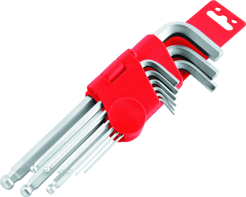 BikeMaster 151580 9-pc Ball End Short Wrench Set - Metric
