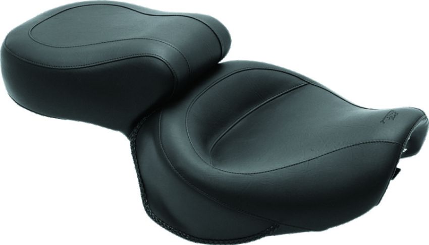 Mustang Motorcycle 75018 Mustang 00-08 Honda VT1100 Sabre,97-08 Spirit,87-97 Shadow,95-01 Ace Touring 1PC Seat - Black