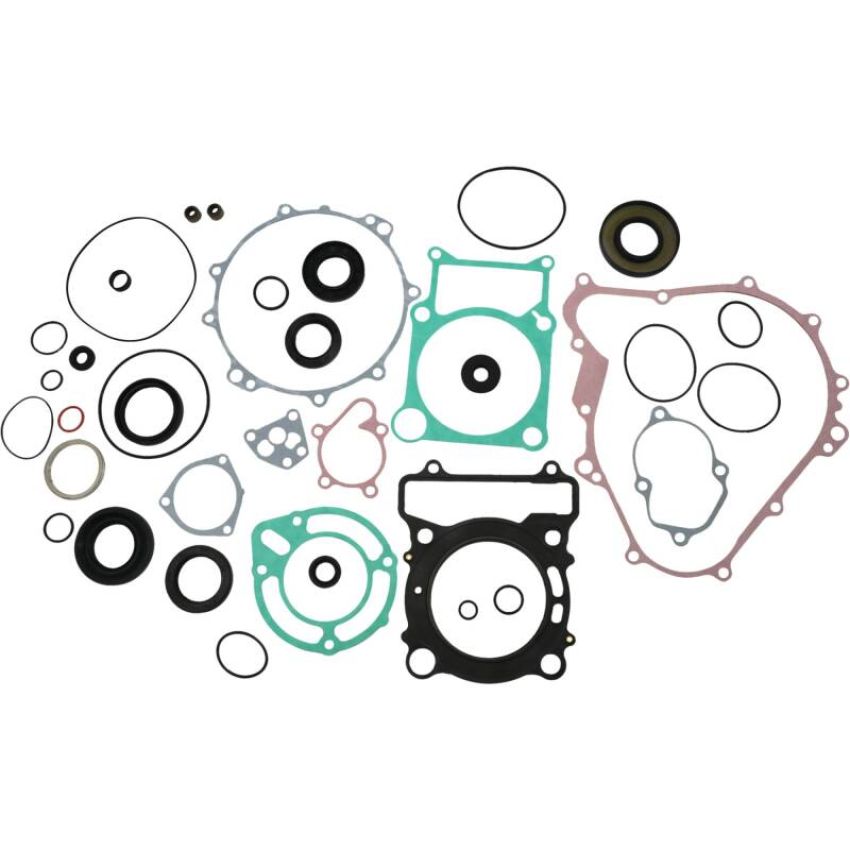 Vertex Pistons 811996 Vertex Gaskets 18-23 Yamaha Kodiak 450 4WD Complete Gasket Kit w/ Oil Seals