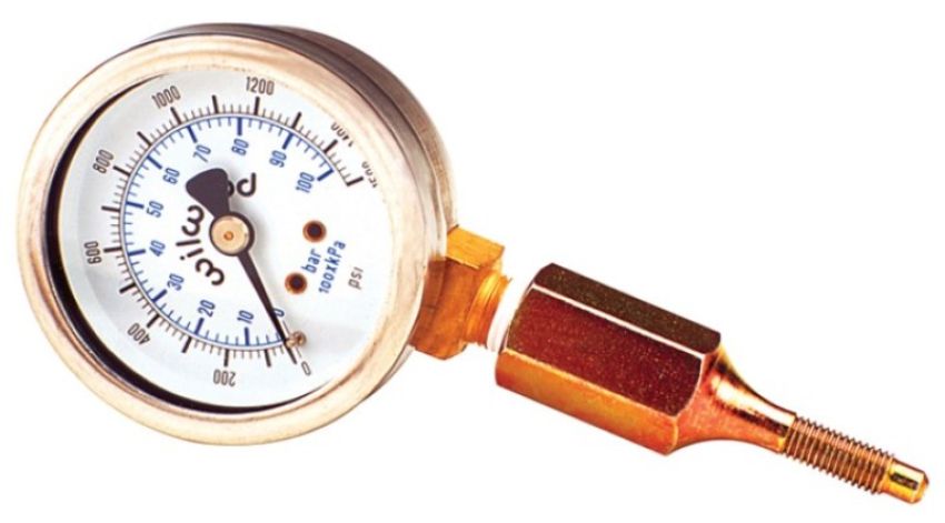 Wilwood 260-0966 Caliper Pressure Gauge - 1500 PSI