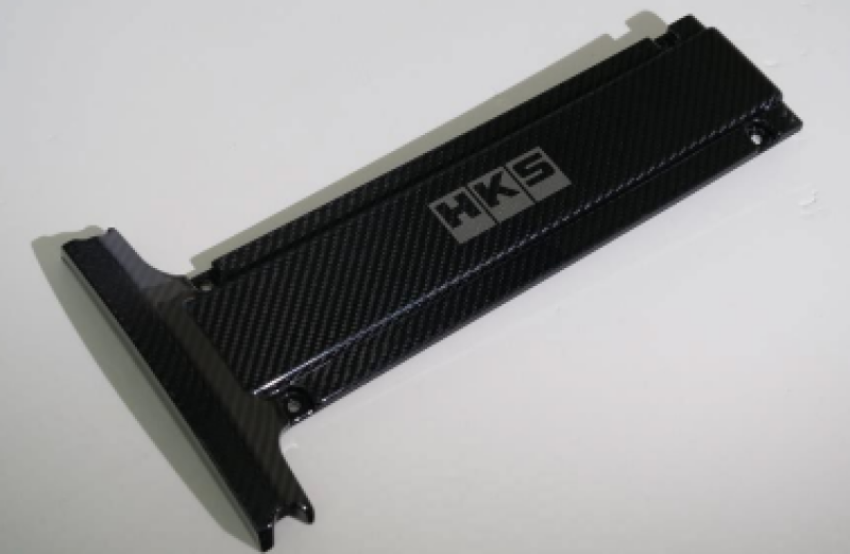 HKS 45999-AM002 CARBON PLUG COVER 4G63 (Lancer Evolution IV - IX)