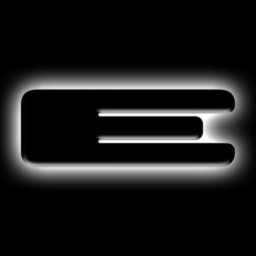 Oracle Lighting 3141-E-001 Universal Illuminated LED Letter Badges - Matte Black Surface Finish - E