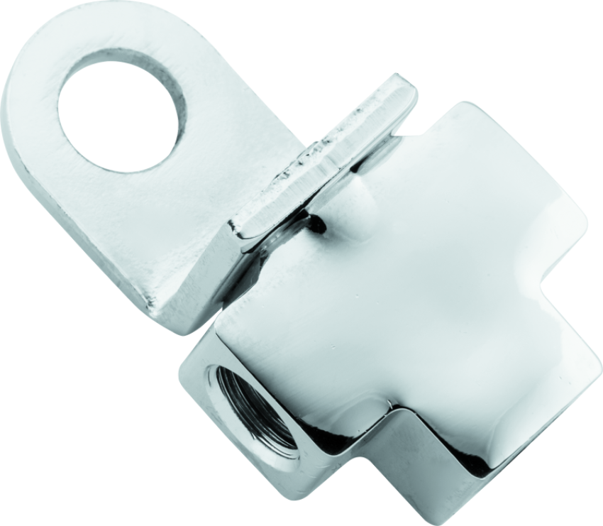 Bikers Choice 492842 L72-84 FLH 78-86 FXWG 80-85 XL Chrome Rear Brake Tee Replaces H-D 42318-72