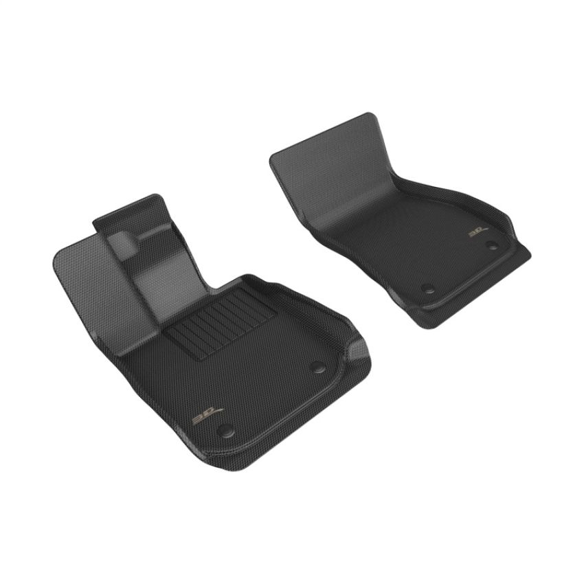 3D MAXpider L1BM11011509 2020+ BMW 8 Series Coupe/Convertible RWD Kagu 1st Row Floormat - Black