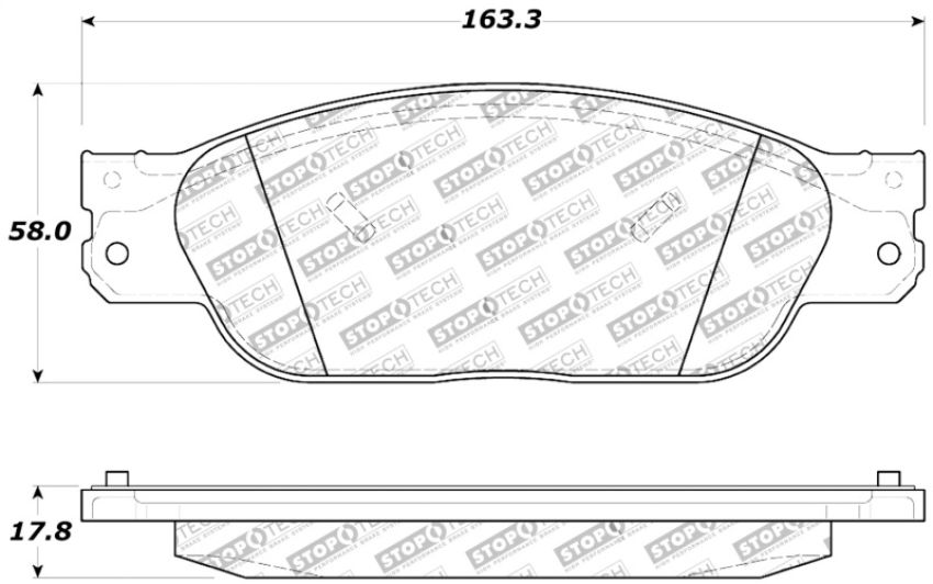 Stoptech 309.08050 Performance Brake Pads