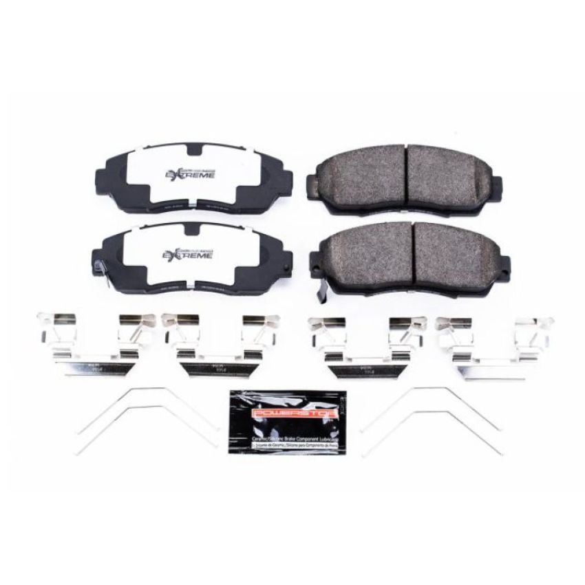 PowerStop Z26-1521 PowerStop - Z26 Performance Carbon-Fiber Ceramic Brake Pads with Hardware Kit