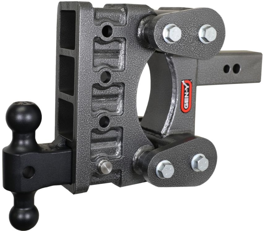 GEN-Y Hitch GH-2114 Gen-Y The Boss Torsion-Flex 2.5in Shank 6in Drop 3.5K TW 32K Hitch w/GH-0161 Dual-Ball