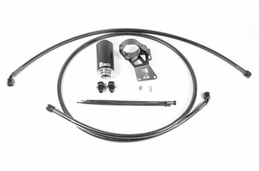 Radium Engineering 20-0946-03 EVO X FUEL FEED, STAINLESS FILTER