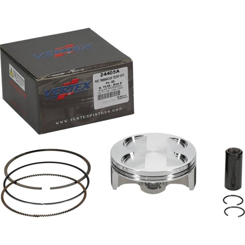 Vertex Pistons 24405A Vertex Piston 20-24 Yamaha WR 250 F 250cc +3mm Forged Big Bore Piston Kit 270cc.