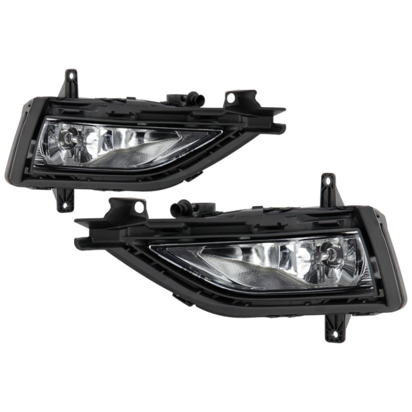 SPYDER 5087157 OEM Style Fog Lights W/Universal Switch - Clear