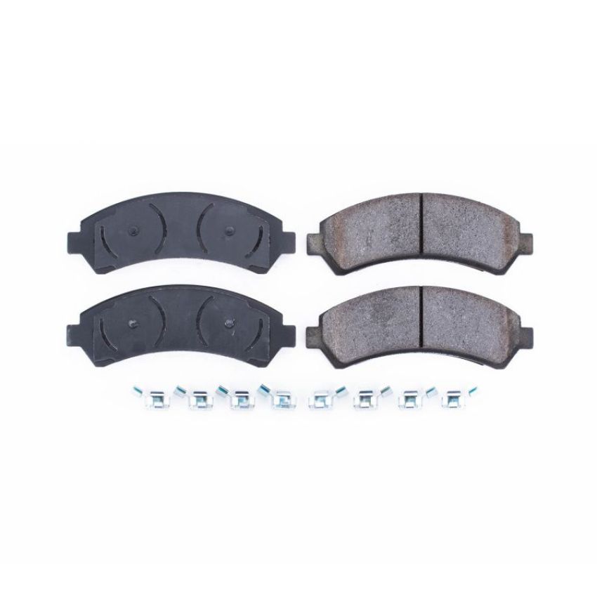 PowerStop 17-726 PowerStop - Z17 Low-Dust Ceramic Brake Pads with Hardware