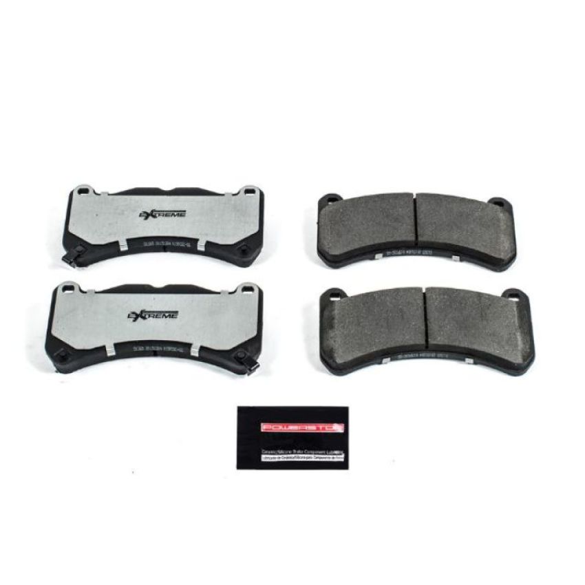 PowerStop Z26-1365 PowerStop - Z26 Performance Carbon-Fiber Ceramic Brake Pads with Hardware Kit