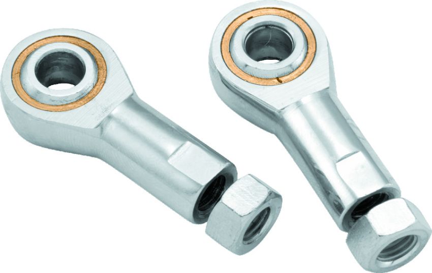 Bikers Choice 482519 5/16 Chrome Shift Rod Ends Eye Type Pr