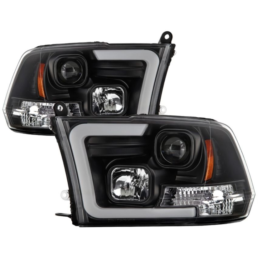 SPYDER 5086266 Projector Headlights - Version 2 - Switch Back Light Bar Turn Signal - Black