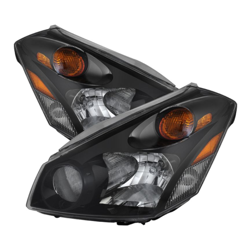 SPYDER 9023422 Xtune Nissan Quest 04-09 Crystal Headlights Black HD-JH-NQ04-AM-BK