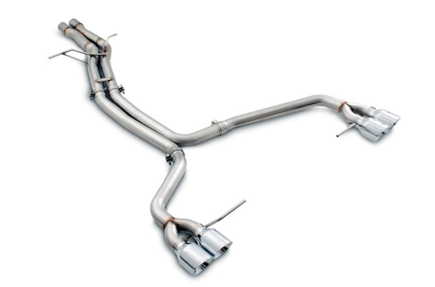 AWE Tuning 3015-42068 Porsche Macan Touring Edition Exhaust System - Chrome Silver 102mm Tips