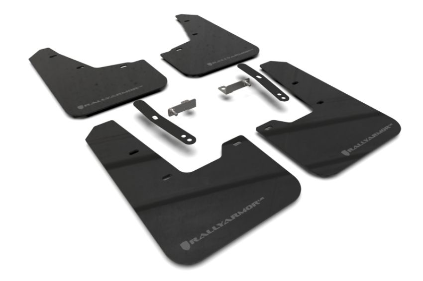 Rally Armor MF21-UR-BLK-DGRY Black Mud Flap/Dark Grey Logo