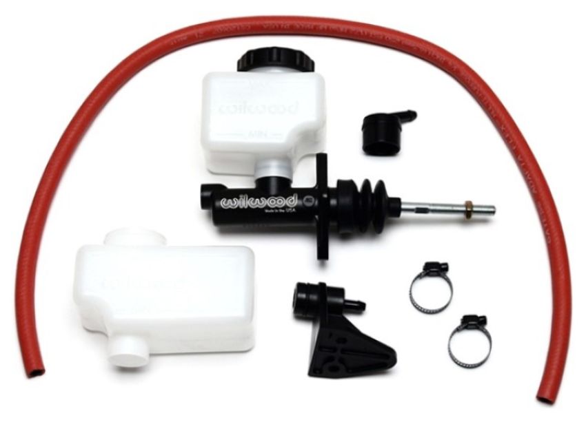 Wilwood 260-13621 Short Remote M/C Kit 7/8in Bore 3/8in-24 Banjo Outlet