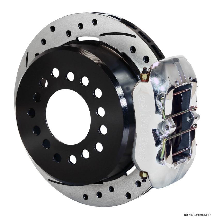 Wilwood 140-11389-DP Dynapro Low-Profile 11.00in P-Brake Kit Drill-Pol New Big Ford 2.50in Offset